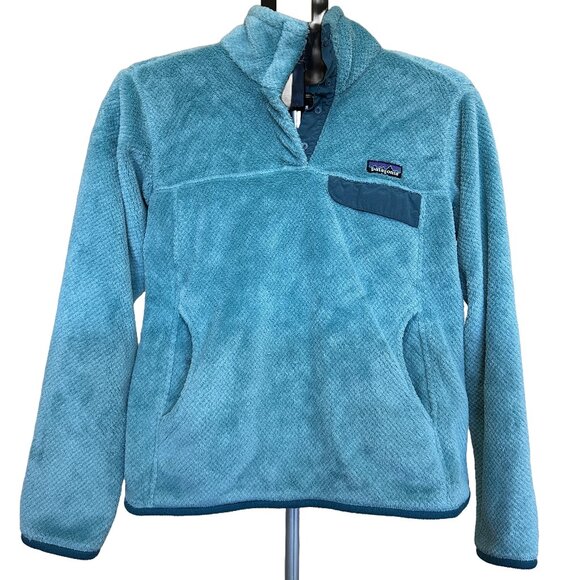 Patagonia Jackets & Blazers - Patagonia Women’s Re-Tool Snap-T Fleece Pullover in Teal, Size Medium
